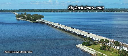 long bridge - road above water