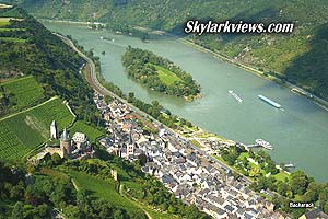 Bacharach, Rhine river